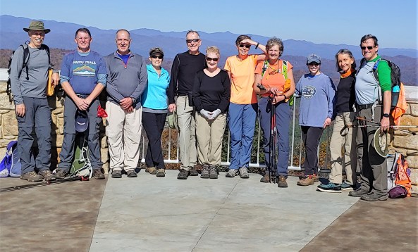 017 Pisgah Hikers Sassafras Mtn 1119